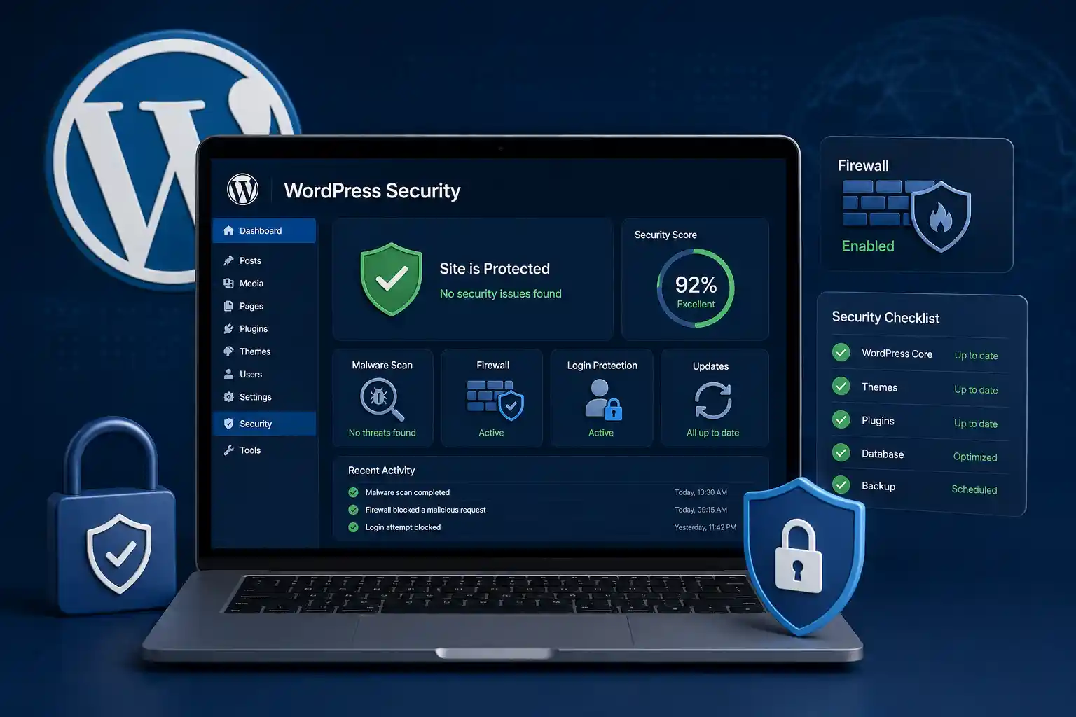 provera bezbednosti wordpress sajta